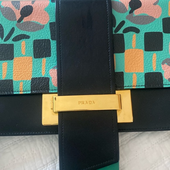 PRADA bag limited edition 2017 Mango+Nero - Picture 6 of 10